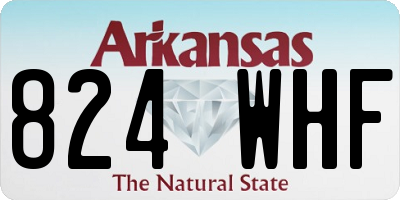 AR license plate 824WHF