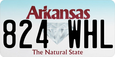 AR license plate 824WHL