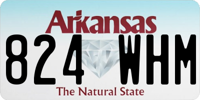 AR license plate 824WHM