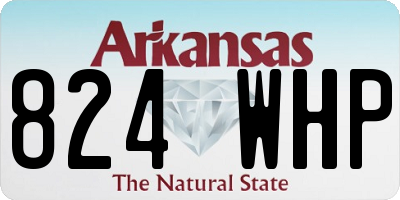 AR license plate 824WHP