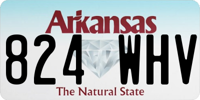AR license plate 824WHV