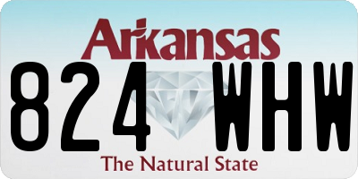 AR license plate 824WHW