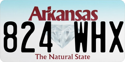 AR license plate 824WHX