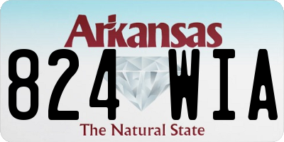 AR license plate 824WIA