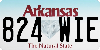 AR license plate 824WIE