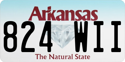 AR license plate 824WII