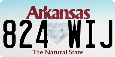 AR license plate 824WIJ