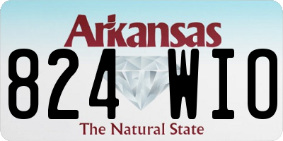 AR license plate 824WIO