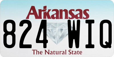 AR license plate 824WIQ
