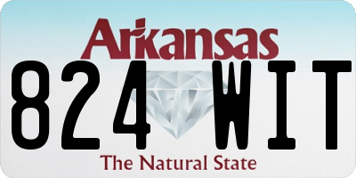 AR license plate 824WIT