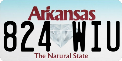 AR license plate 824WIU