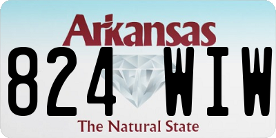 AR license plate 824WIW