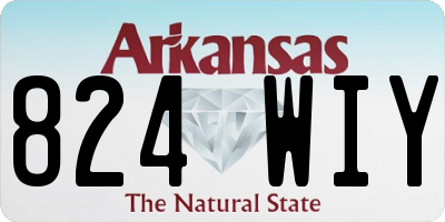 AR license plate 824WIY