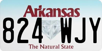 AR license plate 824WJY