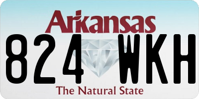 AR license plate 824WKH
