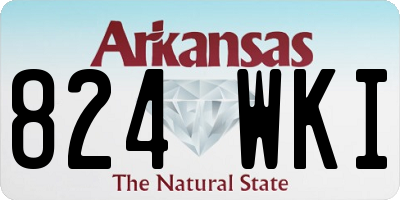 AR license plate 824WKI