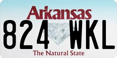 AR license plate 824WKL