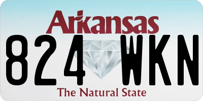 AR license plate 824WKN