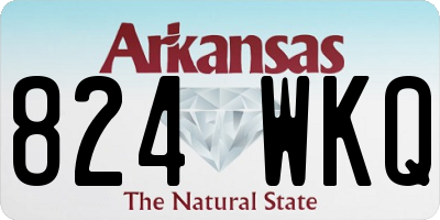 AR license plate 824WKQ