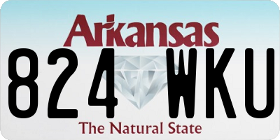 AR license plate 824WKU