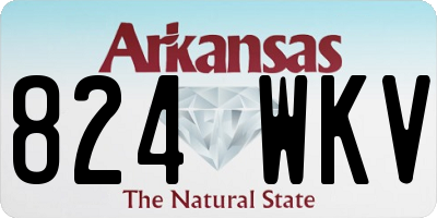 AR license plate 824WKV