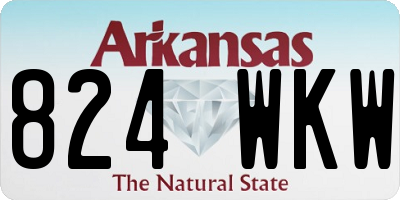 AR license plate 824WKW