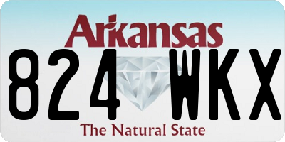 AR license plate 824WKX