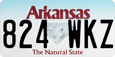 AR license plate 824WKZ