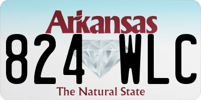 AR license plate 824WLC