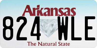 AR license plate 824WLE