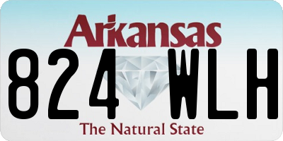 AR license plate 824WLH