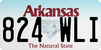 AR license plate 824WLI