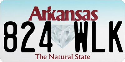 AR license plate 824WLK