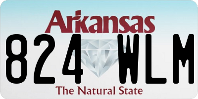 AR license plate 824WLM