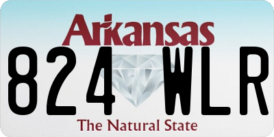 AR license plate 824WLR