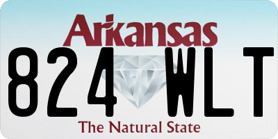 AR license plate 824WLT
