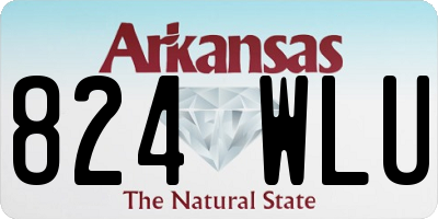 AR license plate 824WLU