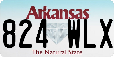 AR license plate 824WLX