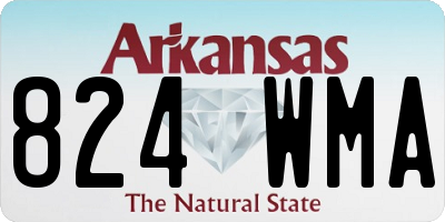 AR license plate 824WMA