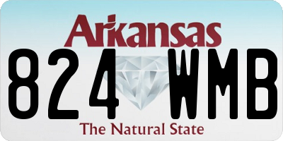 AR license plate 824WMB