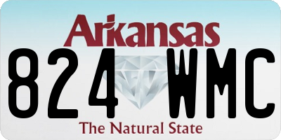 AR license plate 824WMC