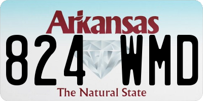 AR license plate 824WMD