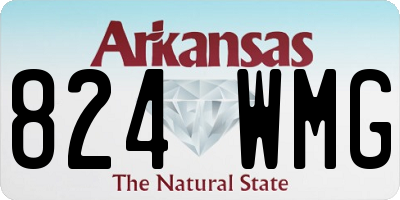 AR license plate 824WMG