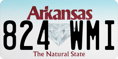 AR license plate 824WMI