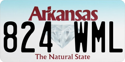 AR license plate 824WML