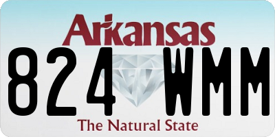 AR license plate 824WMM