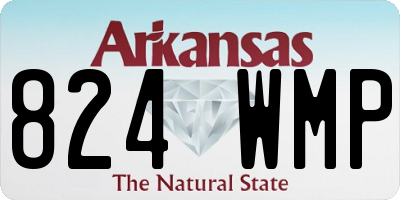 AR license plate 824WMP