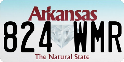 AR license plate 824WMR