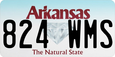 AR license plate 824WMS