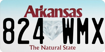 AR license plate 824WMX